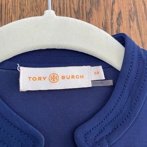 Tory Burch size 6 navy blue heavy jersey dress